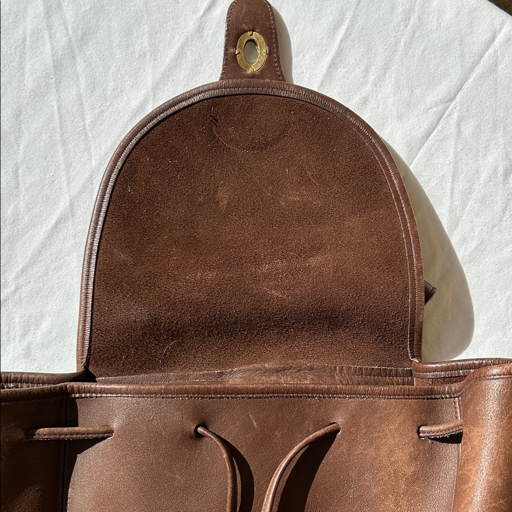 Vintage Coach Leather Backpack #9943 - Picture 9 of 15